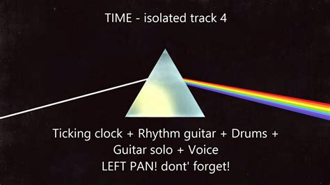 Add in a later run on that chart and another 759 weeks on the Top Pop Catalog Albums chart, and <b>Pink</b> <b>Floyd</b> now has over 1,500 weeks on the charts. . Pink floyd time isolated tracks